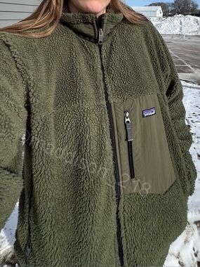 Patagonia Classic Retro-X Fleece Jacket Large men’s Green L